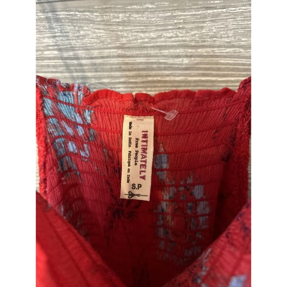 Intimately Free People Garden Party Red Comb‎ Size Small Maxi Dress - Picture 3 of 10